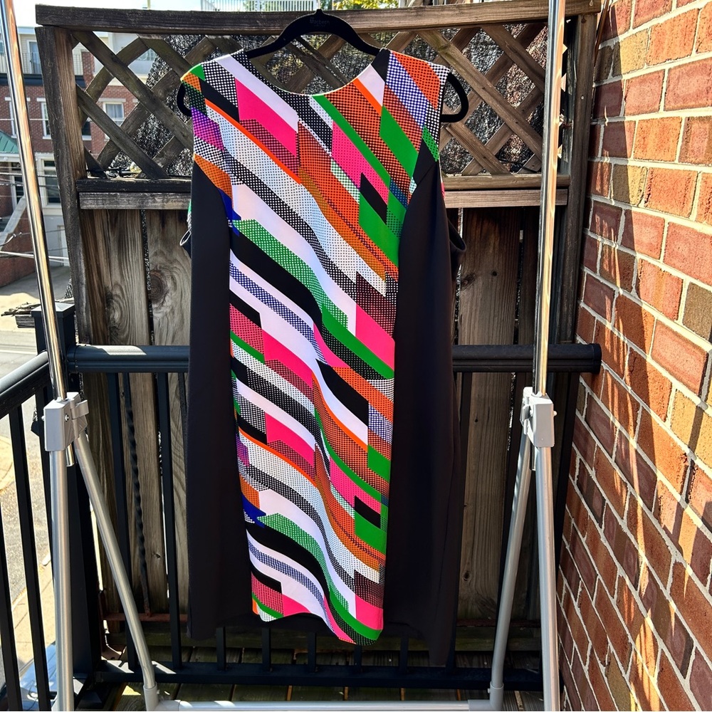 Calvin Klein Graphic Sheath Plus Dress 18W